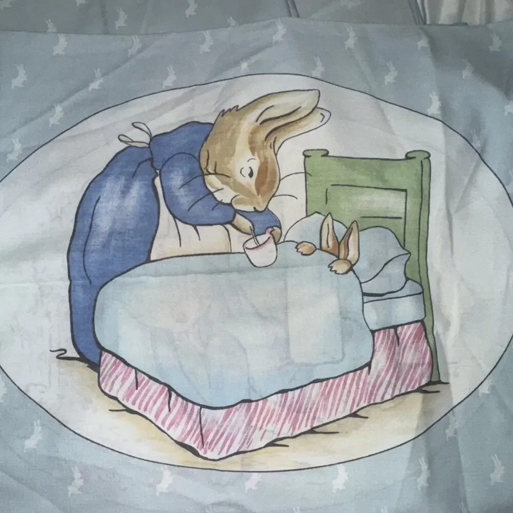Rare Vintage Cannon Royal Family Beatrix Potter Peter Rabbit 3pc Twin Sheet Set